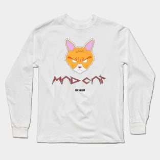 Mad orange cat Long Sleeve T-Shirt